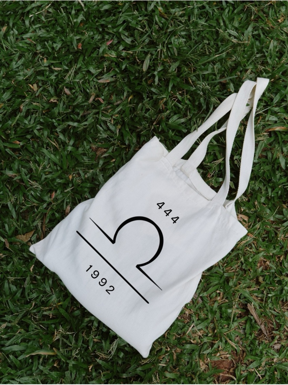 Libra 444 canvas Tote Bag Cute Spiritual Astrology Aesthetic Bag